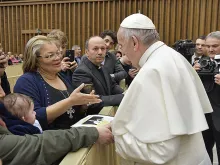 Alveda King meets with Pope Francis in Vatican City on Dec. 13, 2017. 
