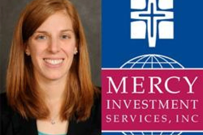 Amanda LePoire Mercy Investment Services cna US Catholic News 7 13 11