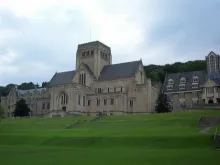 Ampleforth Abbey and College in North Yorkshire, England. 