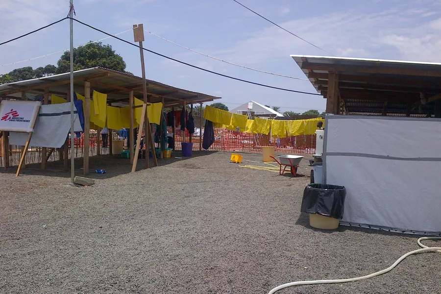 An Ebola clinic in Liberia's capital, Monrovia, which opened Aug. 17, 2014. ?w=200&h=150