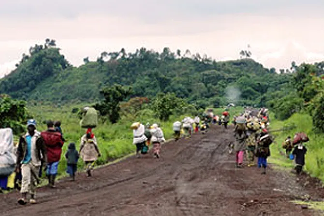 An estimated 22 million people are said to be displaced within Congo Credits Caritas Congo CNA US Catholic News 11 27 12