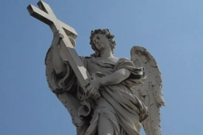 Angel and Cross CNA World Catholic News 4 12 12