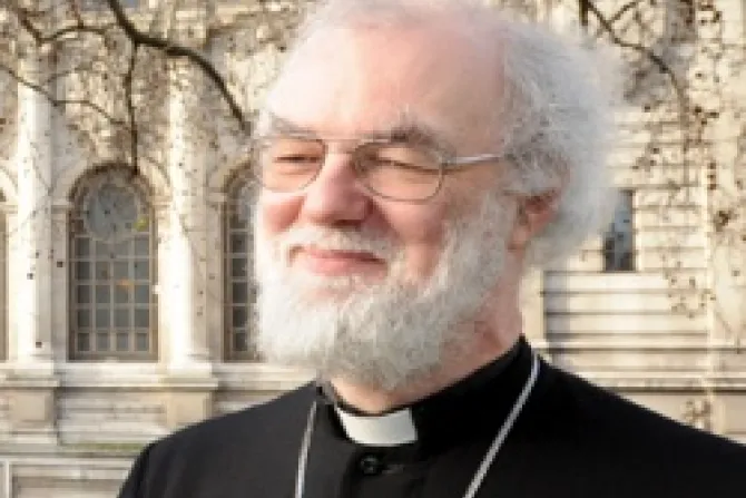 Anglican Archbishop Rowan Williams of Canterbury Credit Mazur CNA England Catholic News 3 16 12
