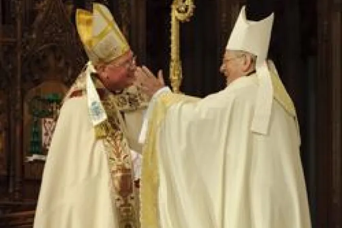 ArchbishopSambi with Archbishop Dolan CNA US Getty 7 28 11