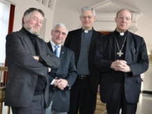 Archbishop Andre-Joseph Leonard and his three new auxiliary bishops / Photo 