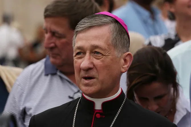 Archbishop Blase Cupich at the general audience in St Peters Square on Sept 2 2015 Credit Daniel Ibanez CNA 9 2 15