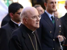 Archbishop Carlo Maria Vigano. 