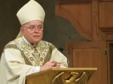 Archbishop Chaput at the Basilica of the Immaculate Conception.