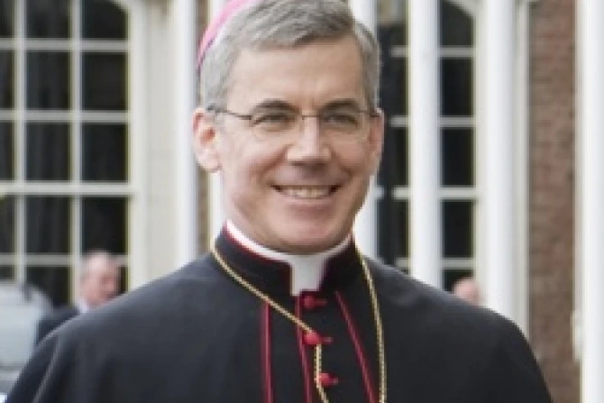 Archbishop Charles Brown Papal Nuncio to Ireland Credit Des McMahon IEC2012 CNA World Catholic News 6 18 12