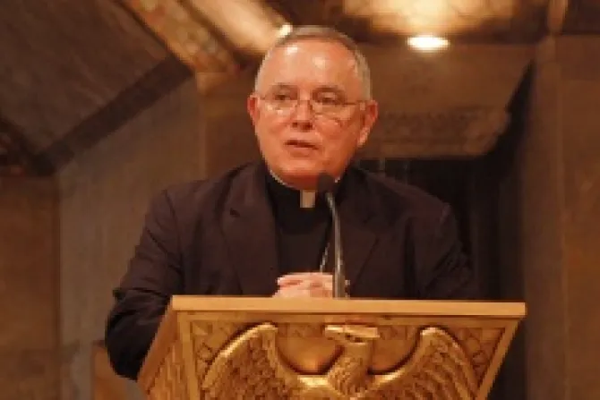 Archbishop Charles Chaput gives a speech at the Basilica of the National Shrine of the Immaculate Conception in Washington DC July 8 2013 Credit Addie Mena CNA 2 CNA 7 9 13