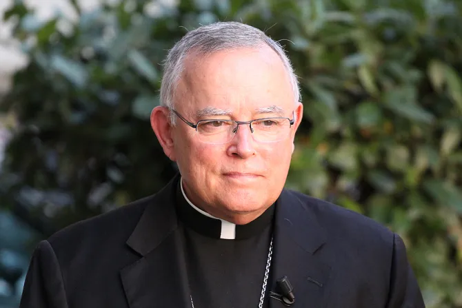 Archbishop Charles Chaput speaks with CNA in Rome on Sept 15 2014 Credit Joaquin Peiro Perez CNA 8 10 15