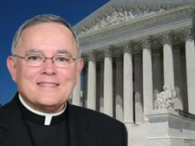 Archbishop Charles J. Chaput/ The U.S. Supreme Court building