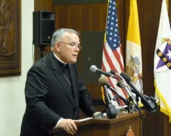 Archbishop Charles Chaput speaks at a July 2011 press conference in Philadelphia.?w=200&h=150