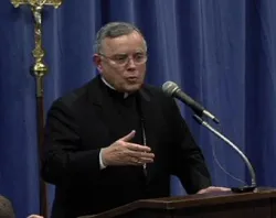 Archbishop Charles J. Chaput at a May 2012 press conference. ?w=200&h=150
