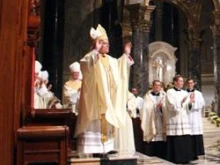 Archbishop Charles J. Chaput is installed as the Archbishop of Philadelphia. 