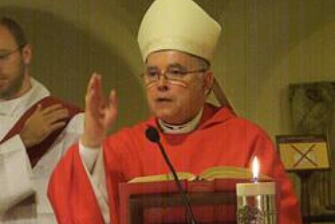 Archbishop Charles J Chaput of Philadelphia bestows his blessing during the ad limina visit to the Holy See CNA US Catholic News 12 1 11