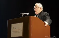 Archbishop Charles J. Chaput of Philadelphia speaks during the CALL conference in Los Angeles in August 26, 2013 ?w=200&h=150