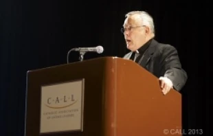 Archbishop Charles J. Chaput of Philadelphia speaks during the CALL conference in Los Angeles in August 26, 2013   CALL 2013