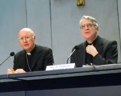 Archbishop Claudio Celli and Vatican spokesman Fr. Lombardi at the Jan. 24 press conference?w=200&h=150