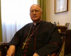 Archbishop Claudio Maria Celli speaks with CNA Jan. 13, 2012 at his office in the Pontifical Council for Social Communications?w=200&h=150