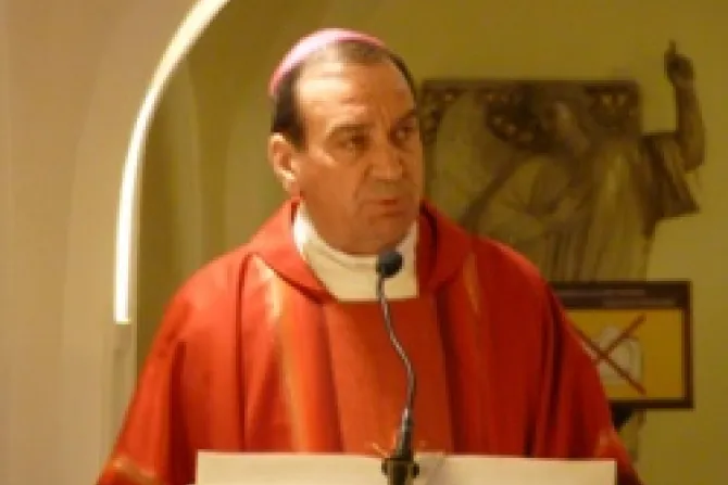 Archbishop Dennis M Schnurr gives the homily during mass at the tomb of St Peter CNA US Vatican Catholic News 2 1 12