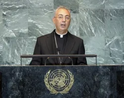 Archbishop Dominique Mamberti, Secretary for Relations with States of the Holy See, addresses the UN General Assembly. ?w=200&h=150