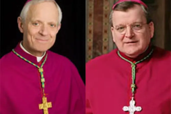 Archbishop Donald Wuerl Archbishop Raymond Burke CNA US Catholic News 10 20 10