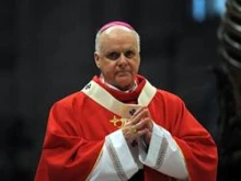 Archbishop Edwin F. O’Brien during a liturgy in St. Peter's Basilica. 