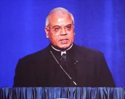 Archbishop Francis A. Chullikatt, Permanent Observer of the Holy See to the UN gives the keynote speech at the National Catholic Prayer Breakfast in D.C on April 19, 2012.?w=200&h=150