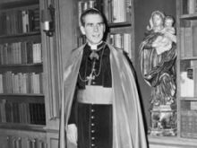Archbishop Fulton Sheen, who died in 1979 and whose cause for beatification is open.