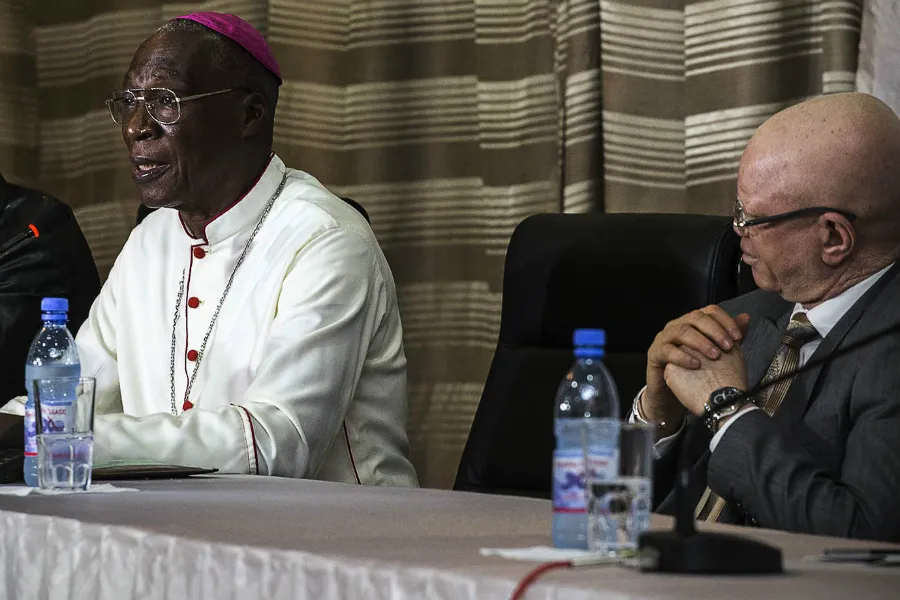 Archbishop Jean Zerbo of Bamako speaks at a forum on religious leaders' contribution to the peace process in Mali, Aug. 2, 2016. ?w=200&h=150