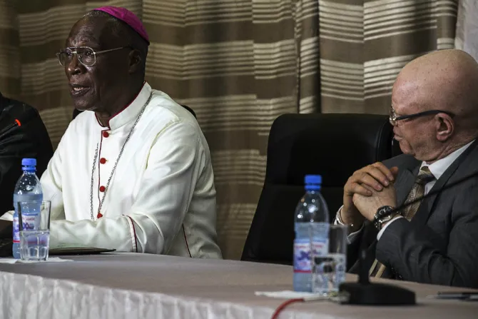 Archbishop Jean Zerbo of Bamako speaks at a forum on religious leaders contribution to the peace process in Mali Aug 2 2016 Credit MINUSMA Harandane Dicko CC BY NC SA 20 CNA