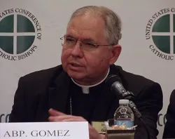 Archbishop José H. Gomez of Los Angeles speaks during a press conference at the 2012 USCCB Fall General Assembly. ?w=200&h=150