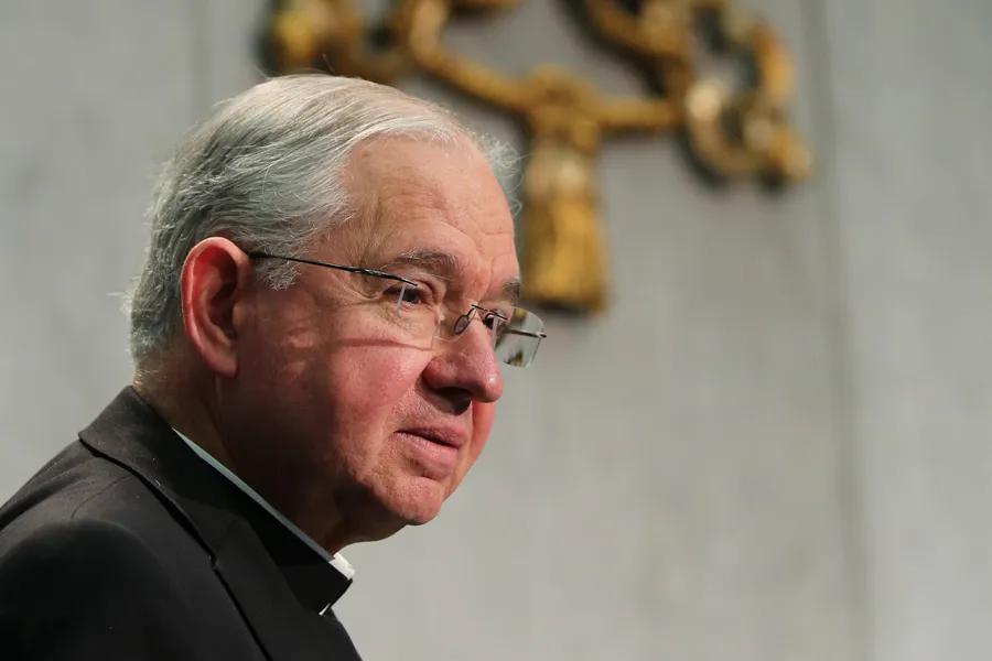 Archbishop Jose Gomez of Los Angeles speaks at a press briefing at the Vatican, Oct. 22, 2015. ?w=200&h=150
