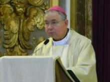 Archbishop Jose Gomez preaches at Rome's St. Ignatius of Loyola Church
