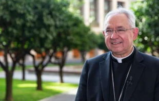 Archbishop Jose Gomez of Los Angeles at the Pontifical North American College in Rome, Sept. 16, 2019.   Daniel Ibanez/CNA.