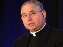 Archbishop Jose H. Gomez speaks at the Legatus Summit in Naples, Fla.