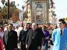 Archbishop Jose H. Gomez at the Mother of Our Roots 80th annual procession and Mass in Honor of Our Lady of Guadalupe. Photo by Victor Aleman, www.vida-nueva.com