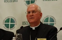 Archbishop Joseph E. Kurtz of Louisville takes part in a press conference at the USCCB's Fall General Assembly in Baltimore on Nov. 12, 2013. ?w=200&h=150