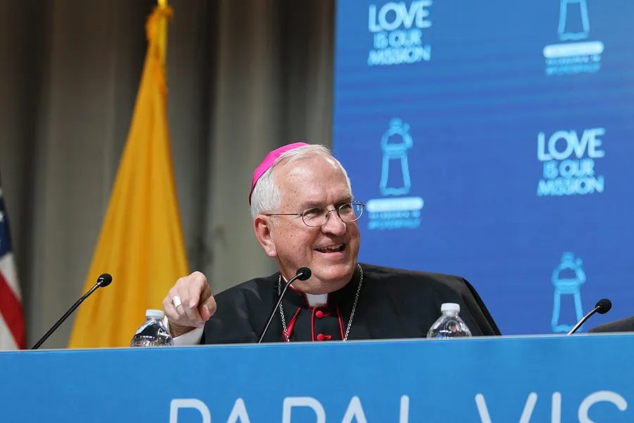 Archbishop Joseph Kurtz speaks at a press conference in Philadelphia during Pope Francis' vist on September 26, 2015. ?w=200&h=150