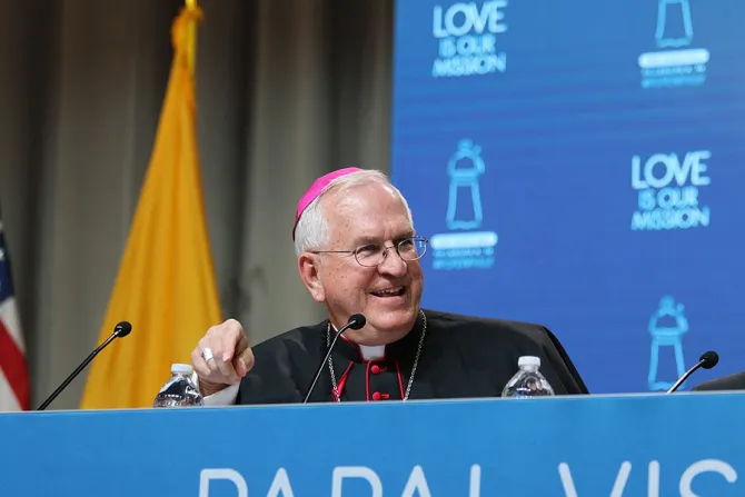 Archbishop Joseph Kurtz 4 speaks at a press conference in Philadelphia during Pope Francis vist on September 26 2015 Credit Mary Rezac CNA 9 26 15