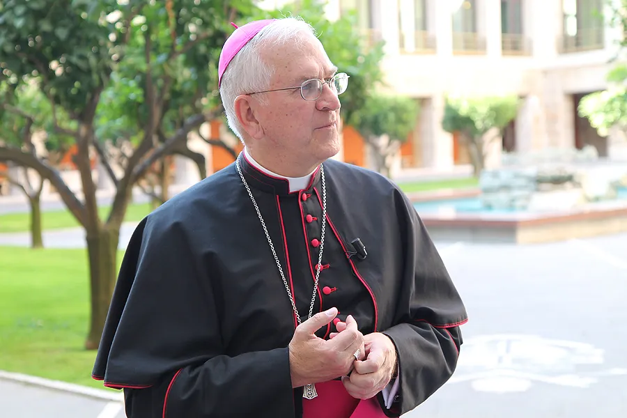 Archbishop Joseph Kurtz of Louisville at the Pontifical North American College in Rome on Oct. 8, 2014.?w=200&h=150