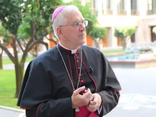 Archbishop Joseph Kurtz of Louisville at the Pontifical North American College in Rome on Oct. 8, 2014.
