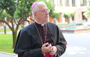 Archbishop Joseph Kurtz of Louisville at the Pontifical North American College in Rome on Oct. 8, 2014. Bohumil Petrik/CNA.