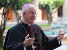 Archbishop Joseph Kurtz of Louisville at the North American College in Rome, Oct. 8, 2014. 