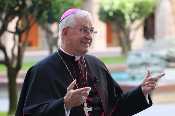 Archbishop Joseph Kurtz of Louisville at the Pontifical North American College in Rome on Oct 8 2014 Credit Bohumil Petrik CNA CNA 10 8 14