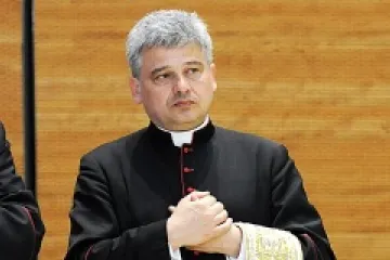 Archbishop Konrad Krajewski papal almoner Credit mazur wwwthepapalvisitorguk CC BY NC SA 20 CNA 10 15 13
