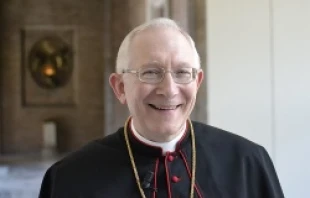 Archbishop Leonard Blair speaks with CNA following his reception of the pallium June 29, 2014.   Daniel Ibáñez/CNA.