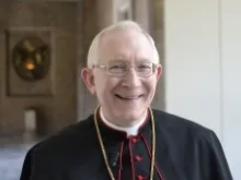 Archbishop Leonard Blair speaks with CNA following his reception of the pallium June 29, 2014. 