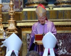 Archbishop Nienstedt gives the homily during Mass with Region VIII bishops in the Basilica of St. Mary Major's Borghese Chapel on March 5, 2012.?w=200&h=150